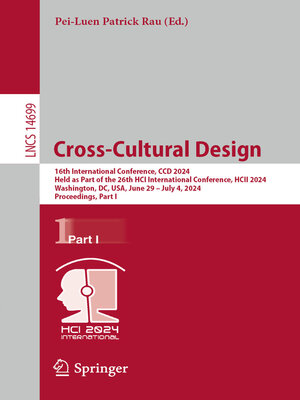 cover image of Cross-Cultural Design